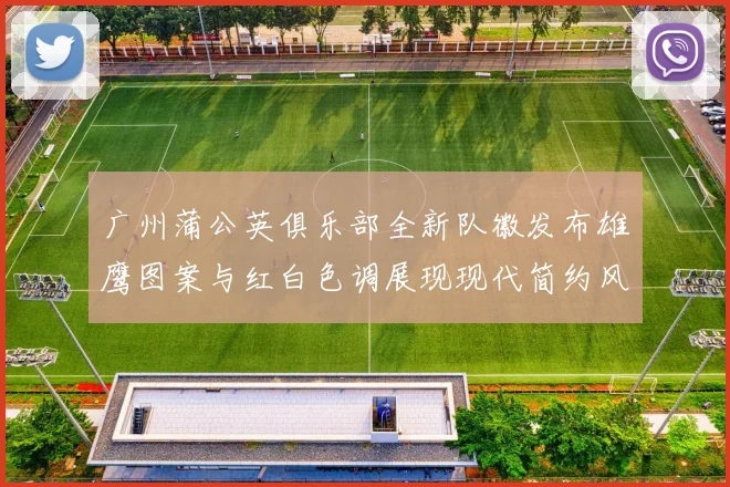 广州蒲公英俱乐部全新队徽发布雄鹰图案与红白色调展现现代简约风格