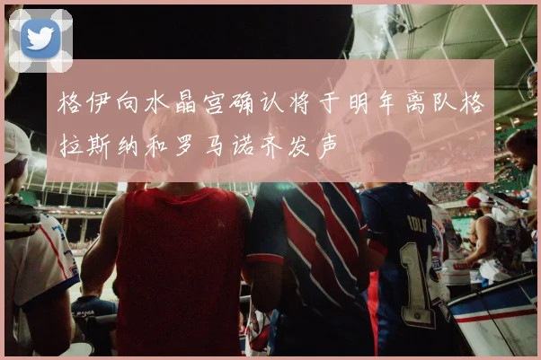 格伊向水晶宫确认将于明年离队格拉斯纳和罗马诺齐发声